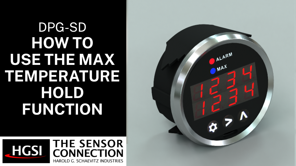 How to Set the Peak Hold on the DPG-SD Series Digital Pyrometer Video Thumbnail