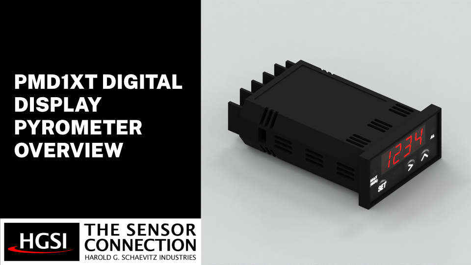 Product Overview of PMD1XT Series LED Digital Display Pyrometer Gauge Video Thumbnail